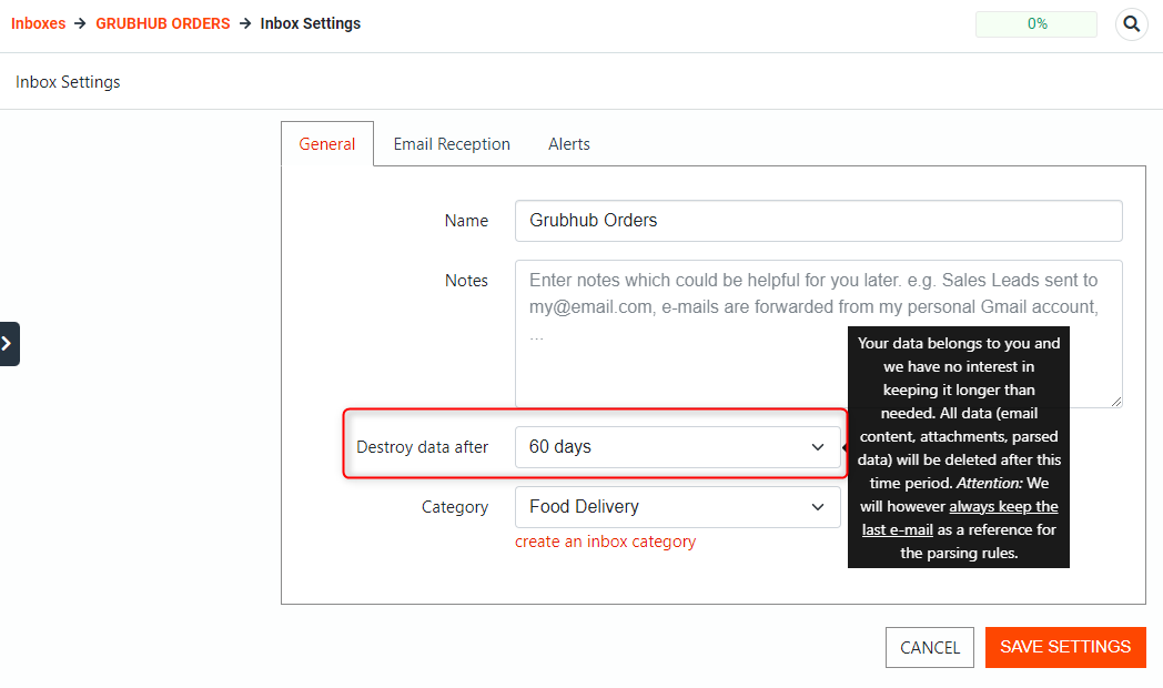 what-data-do-you-store-on-your-servers-mailparser