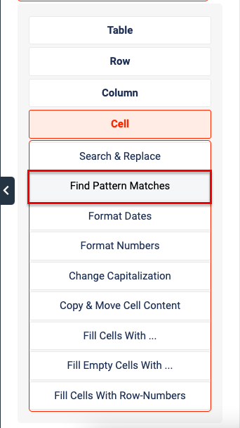 How to Find Pattern Matches in a table Mailparser